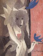 Marie Laurencin The Self-Portrait with birds oil painting on canvas